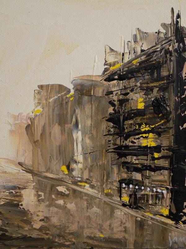 City and atmosphere n°22: 20/20 Acrylique sur toile*