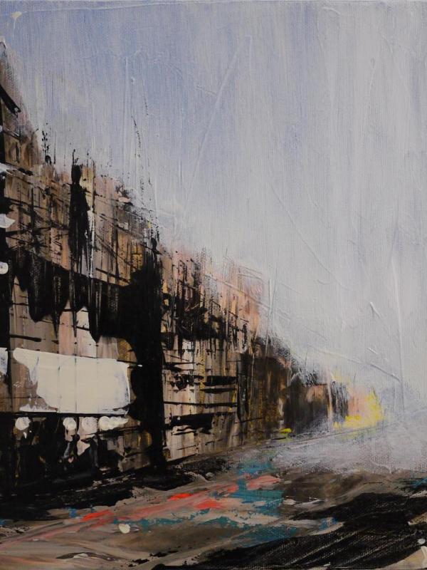 City and atmosphere n°9: 30/30 cm