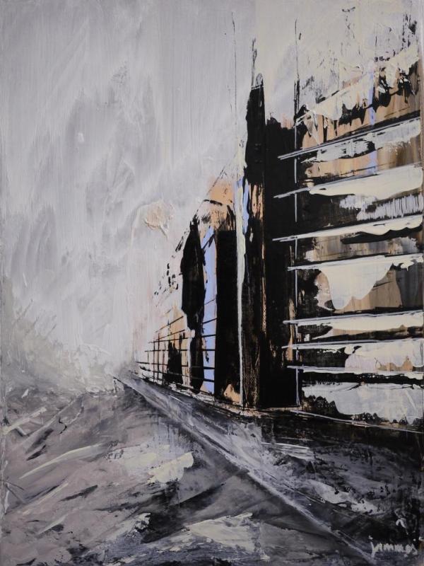 30/40 Acrylique sur toile*