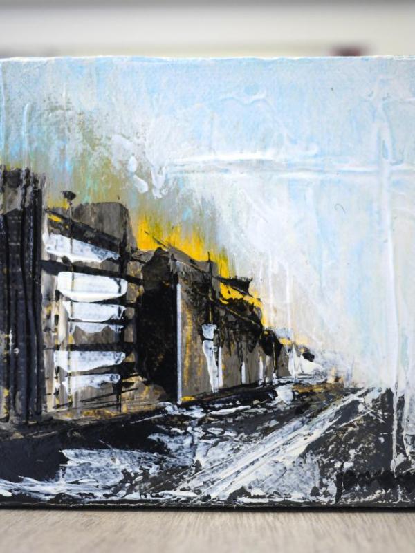 City and atmosphere n°11: 12/12 cm*