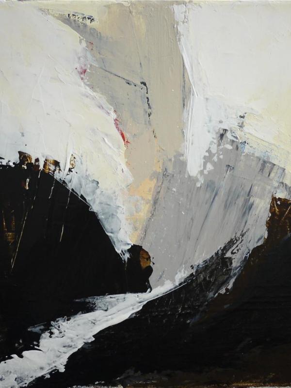 Abstrait n°2: 30/40 Acrylique sur toile