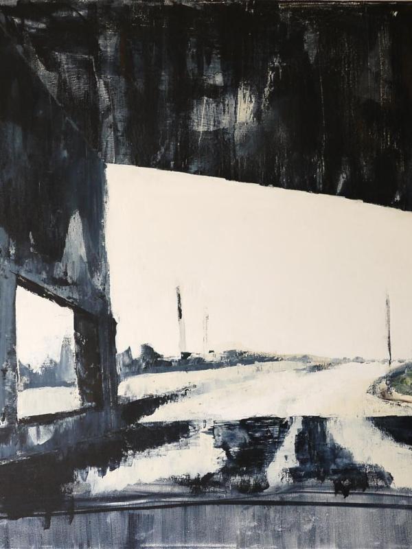 East West Memories n°4: 60/60 Acrylique sur toile*