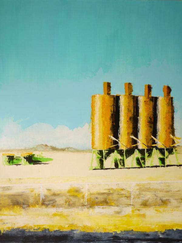 East West SUN Memories: 65/81 Acrylique sur toile*