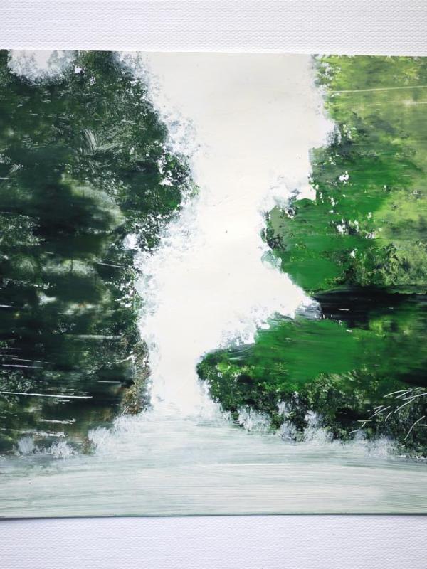 Nature 7: 20/30 cm acrylique sur papier