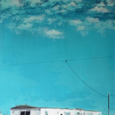 Ciel bleu: 100/50 cm*