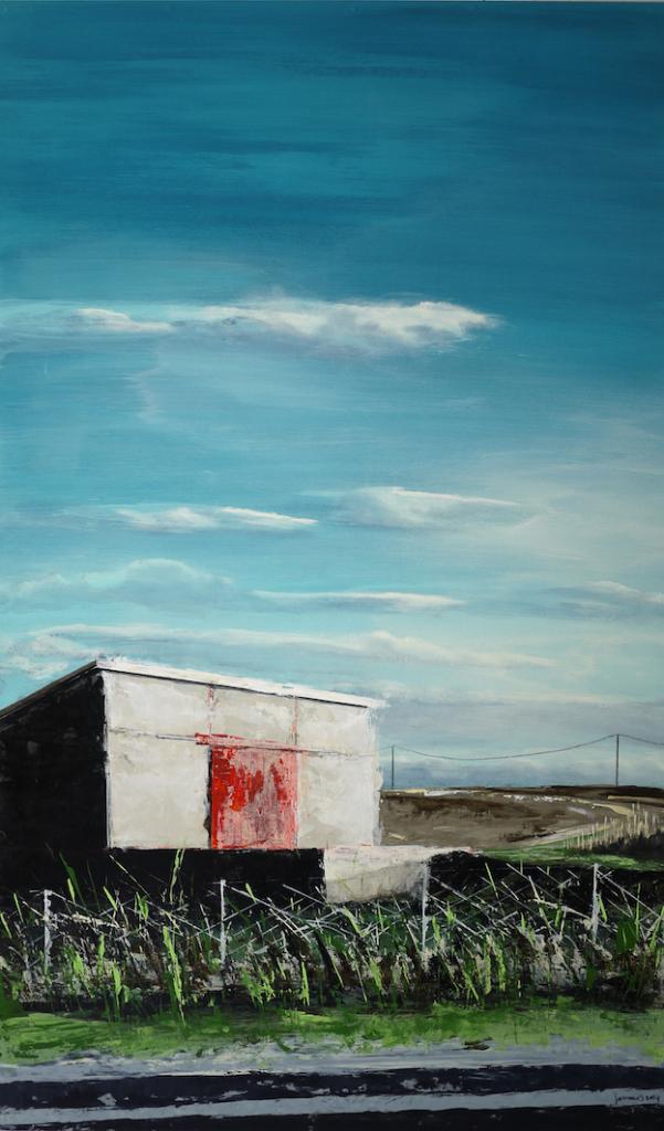 Campagne: 100/60 Acrylique sur bois