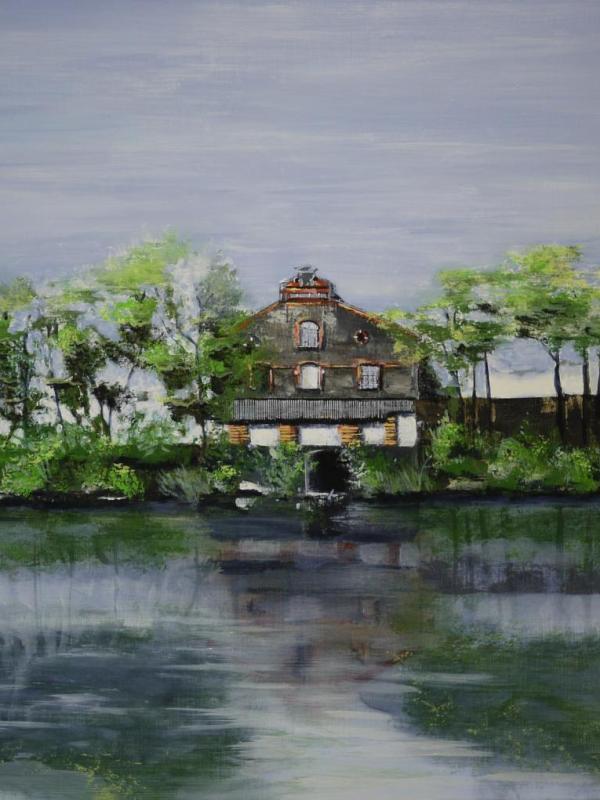 Au fil de l'eau, deuxième temps: 80/10 cm