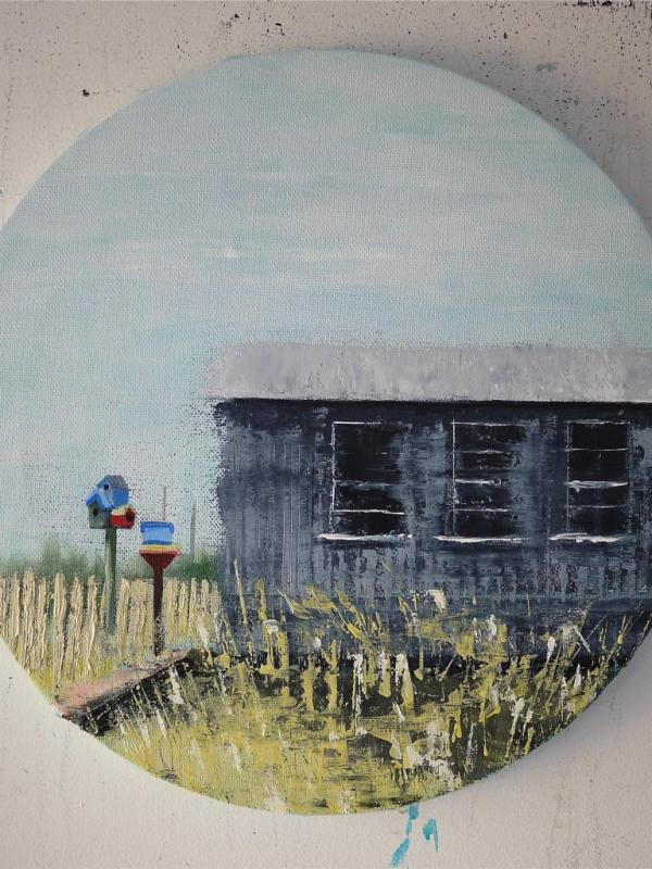 MFTX- 2, 30 cm, Huile sur toile