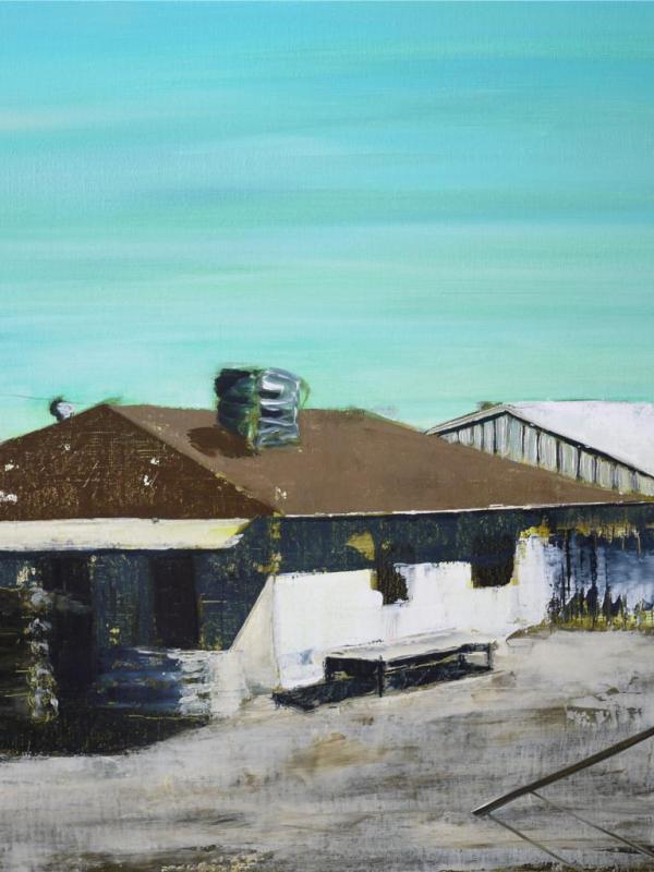 Flash n°5, 61/50 cm, Huile sur Toile