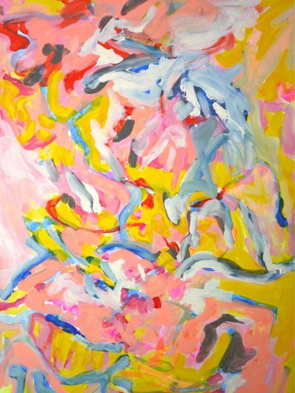 COURANT D'AIR, 80/122 cm, Acrylique sur panneau, Disponible