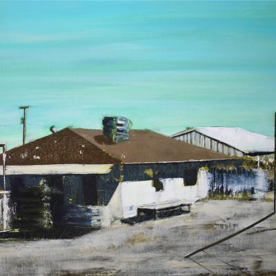 Flash n°5, 61/50 cm, Huile sur Toile